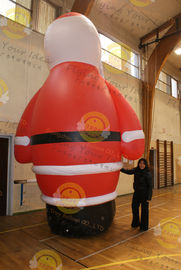 Advertising Custom Durable  Shaped Balloons , Inflatable Large Santa Claus For Christmas Celebration,CHR-1
