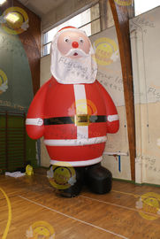 Advertising Custom Durable  Shaped Balloons , Inflatable Large Santa Claus For Christmas Celebration,CHR-1