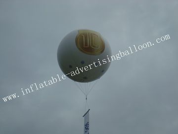 0.18mm Fireproof PVC Advertising Helium Balloon with Digital Printing of Celebration