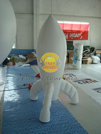 Durable High quality 0.28mm PVC Advertising Customized Rocket Shaped Balloons for Opening Event PRO-10