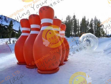 μεγάλα διογκώσιμα αθλητικά μπαλόνια 3.6m, UV προστατευμένο υπαίθριο διογκώσιμο μπόουλινγκ εκτύπωσης