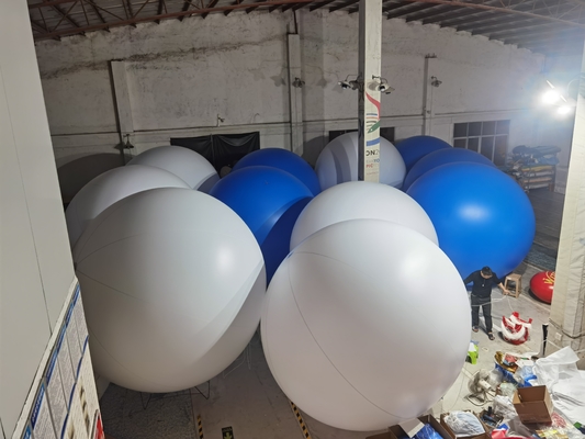 Προσαρμοσμένο μεγέθους μπαλόνι 1m διαφήμισης PVC διογκώσιμο Dia για τη εμπορική έκθεση