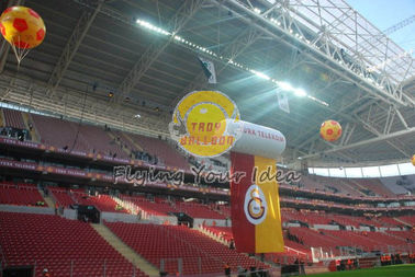 Προσαρμοσμένα διογκώσιμα μπαλόνια ηλίου διαφήμισης τυπωμένα κύλινδρος για την ημέρα εορτασμού