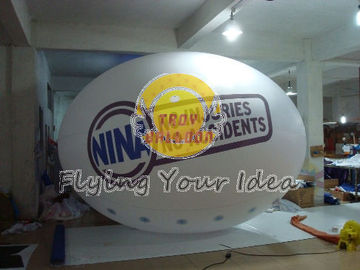 Τεράστιο ψηφιακό τυπωμένο ωοειδές μπαλόνι δύο πλευρών με το καλό ελαστικό για την υπαίθρια διαφήμιση